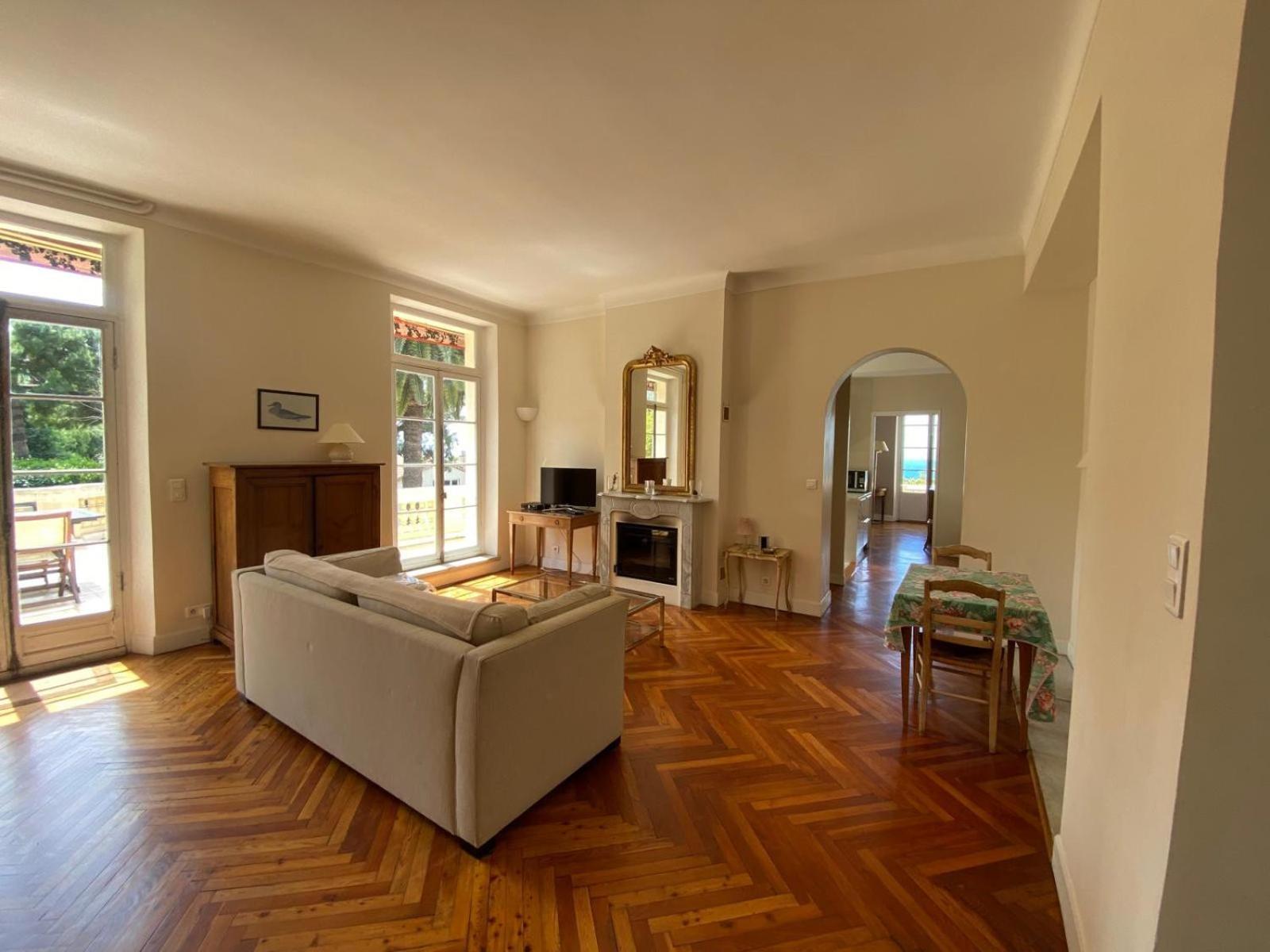 Palmeraie - Magnifique Appartement D'Epoque Avec Vue Mer 4 Personnes Avec Terrasse Le Port Nice Exteriör bild