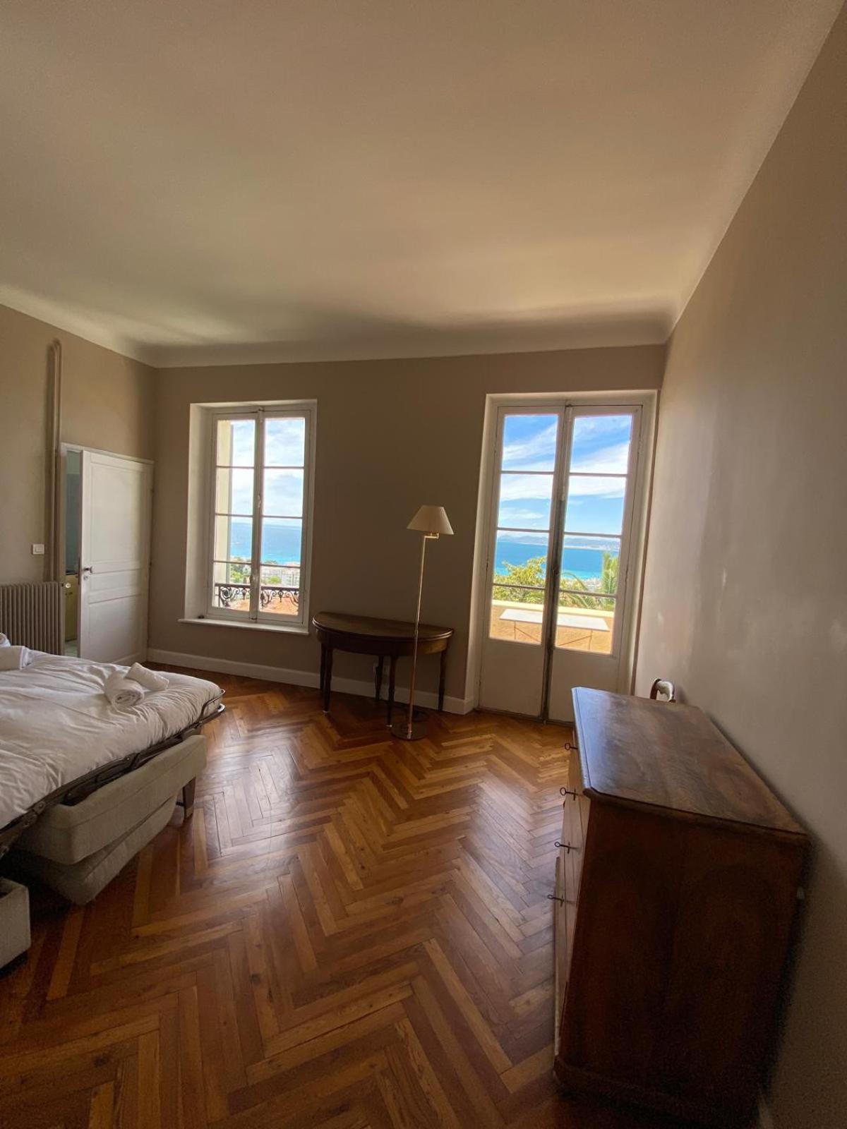 Palmeraie - Magnifique Appartement D'Epoque Avec Vue Mer 4 Personnes Avec Terrasse Le Port Nice Exteriör bild